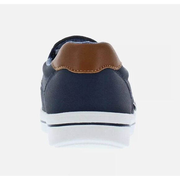 Izod Men's Slip On Casual Shoe Navy - Picture 5 of 6